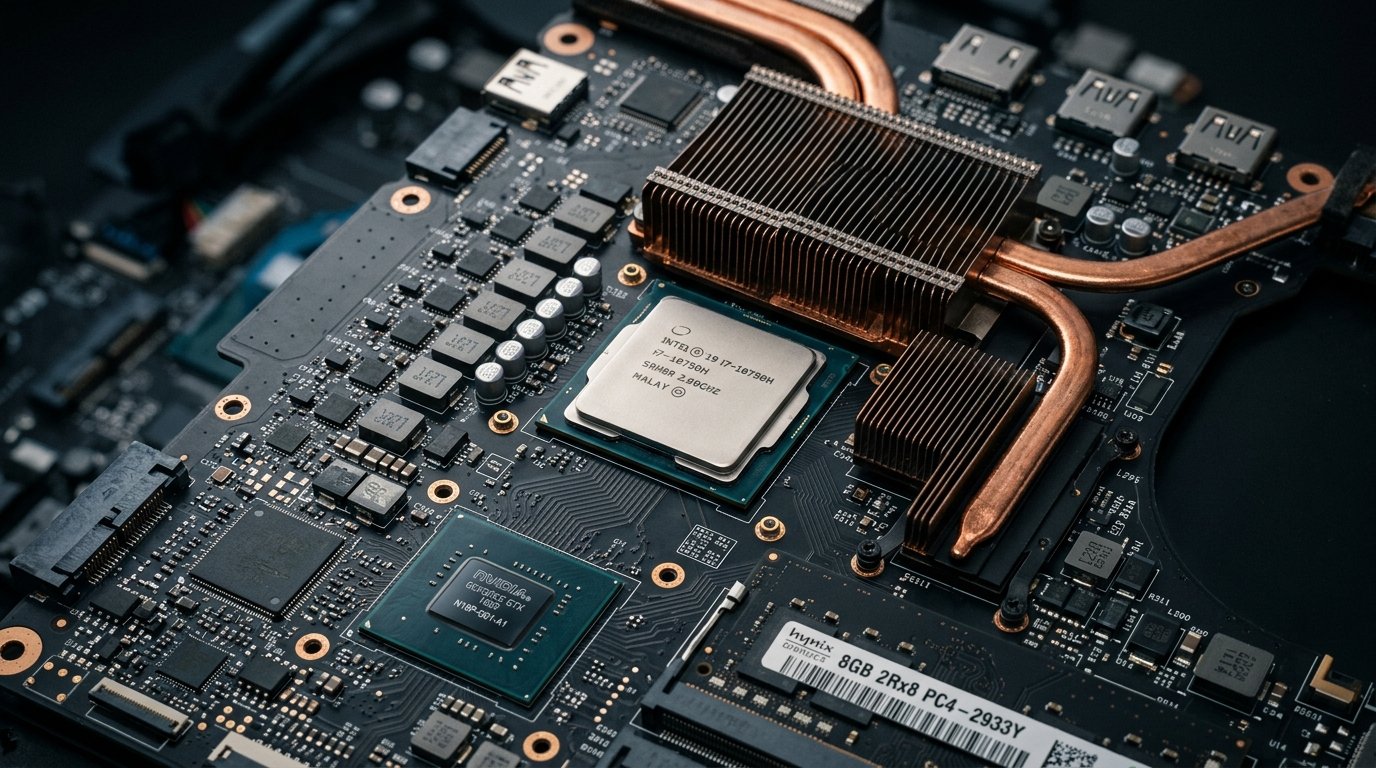 Laptop Motherboard layer photo