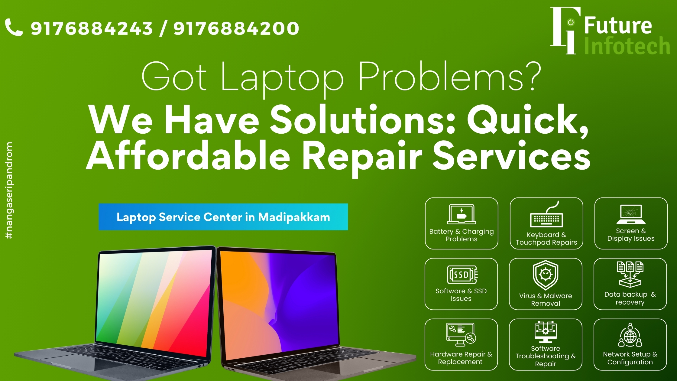 laptop service in Madipakkam